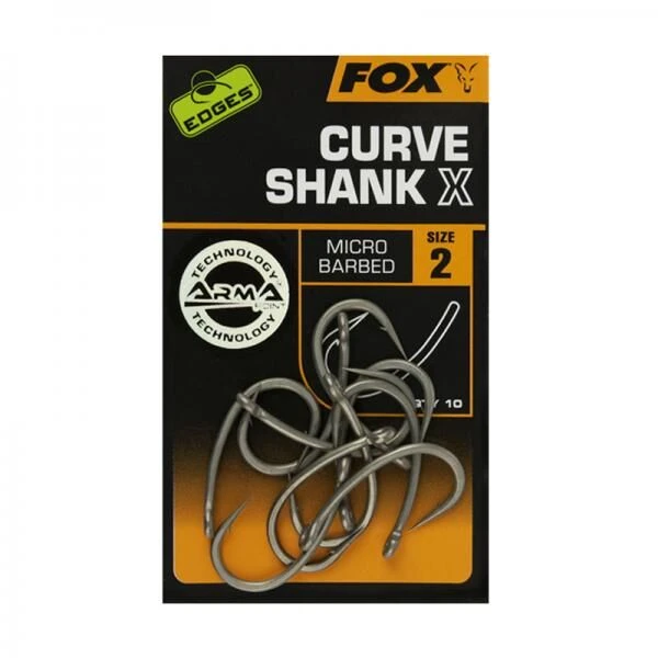 Fox Edges Curve Shank X Hooks 3 Fox Edges Curve Shank X Hooks
