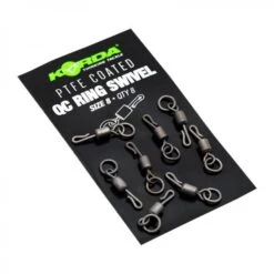 Korda PTFE Coated QC Ring Swivel Size 8