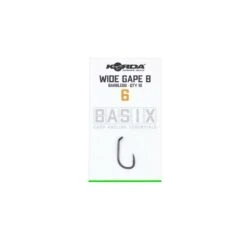 Korda Basix Wide Gape Hooks Barbless 12 Korda Basix Wide Gape Hooks Barbless -PROLOGIC Verkoopwinkel 1540978Korda Basix Wide Gape Hooks Barbless 3