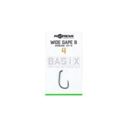 Korda Basix Wide Gape Hooks Barbless 15 Korda Basix Wide Gape Hooks Barbless -PROLOGIC Verkoopwinkel 1540981Korda Basix Wide Gape Hooks Barbless 6