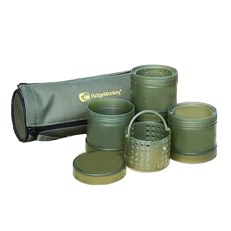 Ridgemonkey Modular Hookbait Pots Green 3 Ridgemonkey Modular Hookbait Pots Green